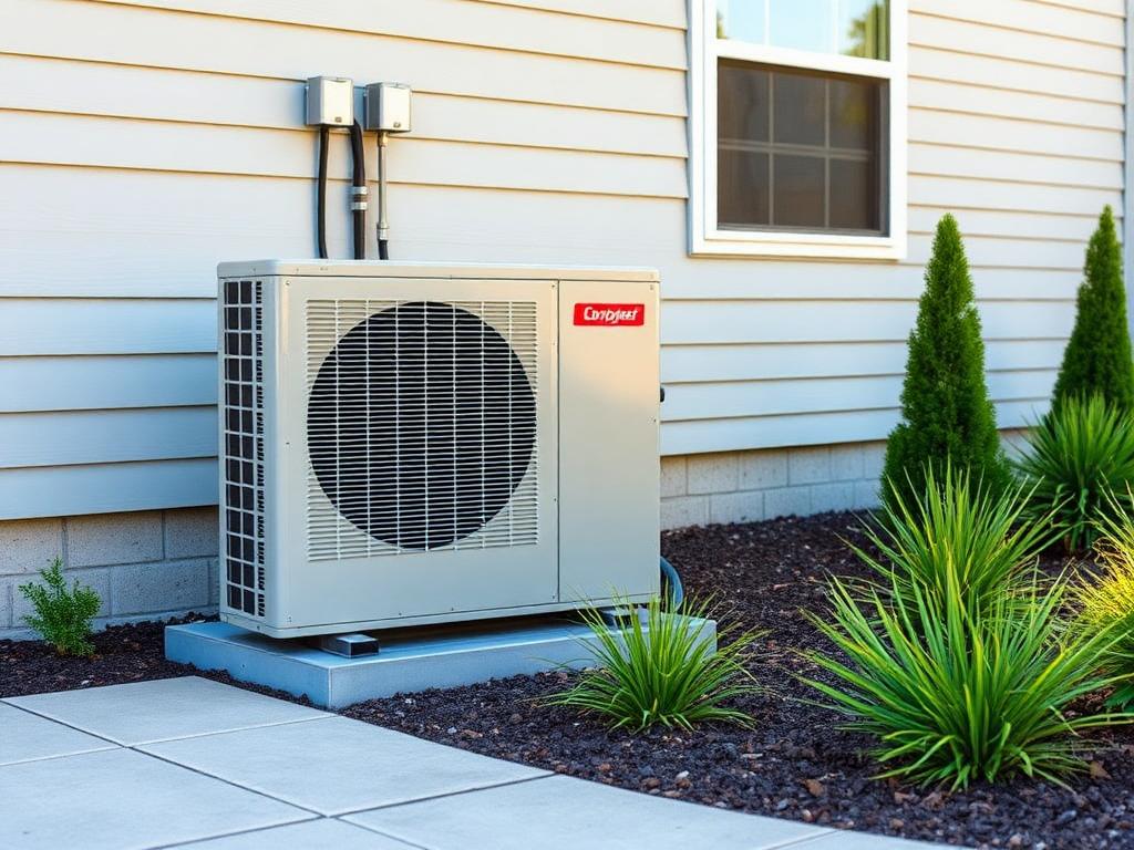 Premium outdoor compressor install